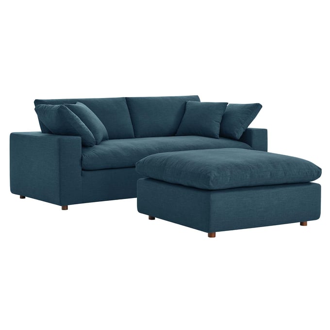 Modway Furniture Commix Azure Sectional EEI-6510-AZU