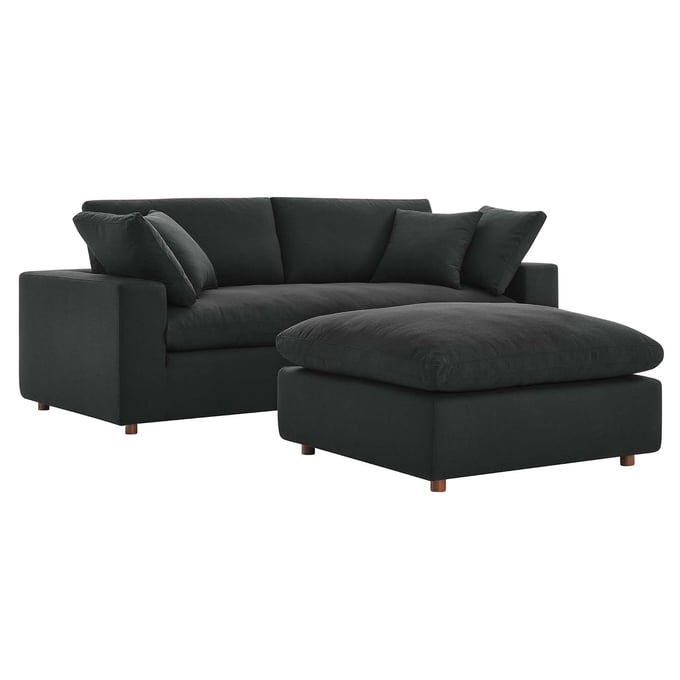 Modway Furniture Commix Black Sectional EEI-6510-BLK