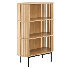 Modway Furniture Fortitude Oak Three Tier Display Cabinet