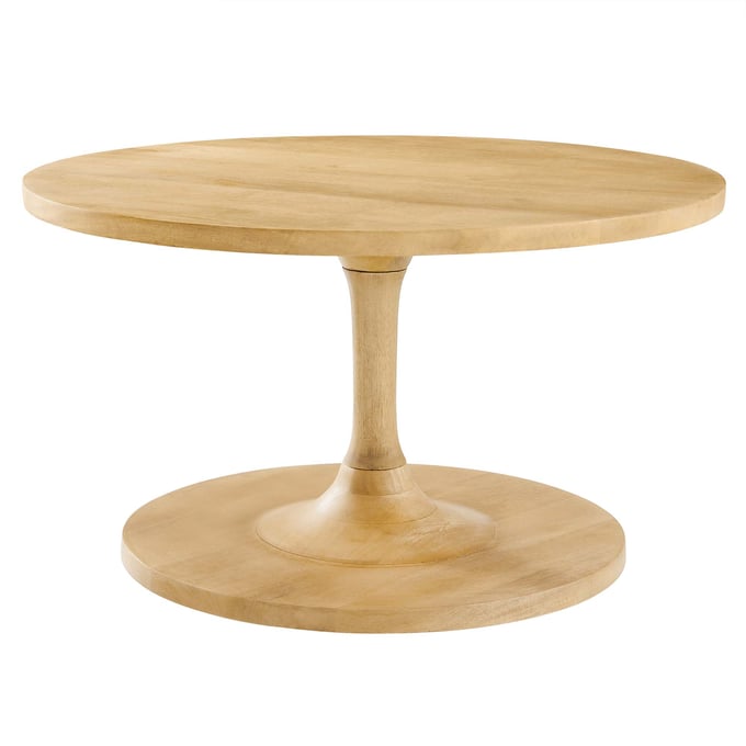 Modway Furniture Lina Oak Round Coffee Table EEI-6574-OAK