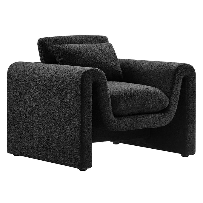 Modway Furniture Waverly Black Armchair EEI-6575-BLK