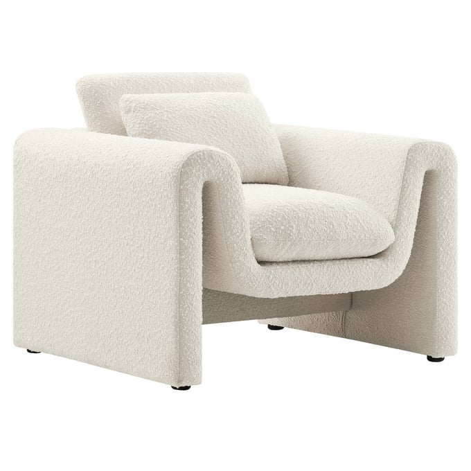 Modway Furniture Waverly Ivory Armchair EEI-6575-IVO