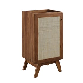 Modway Furniture Soma Walnut 18 Inch Bathroom Vanity Cabinet