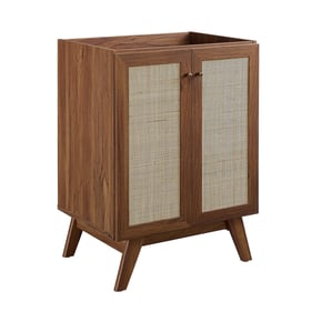 Modway Furniture Soma Walnut 24 Inch Bathroom Vanity Cabinet