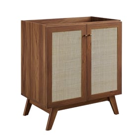 Modway Furniture Soma Walnut 30 Inch Bathroom Vanity Cabinet