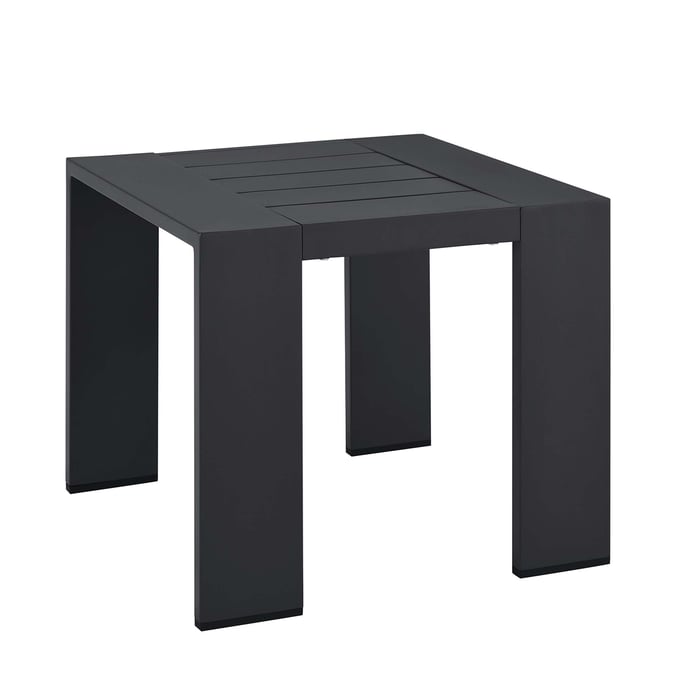 Modway Furniture Tahoe Gray Outdoor Patio End Table EEI-6635-GRY