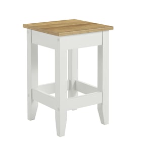 Modway Furniture Sunbrook Oak White Kitchen Stool