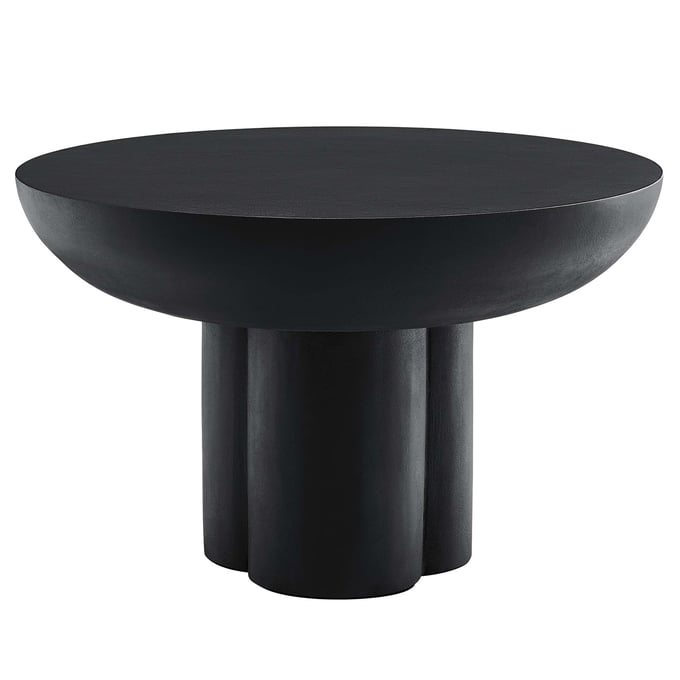 Modway Furniture Caspian Black Round Coffee Table EEI-6760-BLK