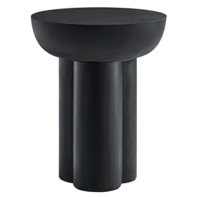 Modway Furniture Caspian Black Round Side Table