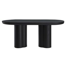 Modway Furniture Caspian Black 72 Inch Oval Dining Table