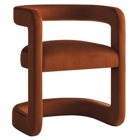 Modway Furniture Winslow Rust Barrel Dining Chair