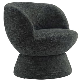 Modway Furniture Vesta Carbon Black Swivel Chair