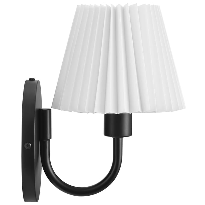 Modway Furniture Wave Black Wall Sconce EEI-6872-BLK