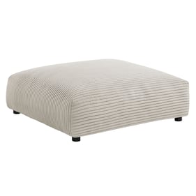 Modway Furniture Solace Almond Corduroy Modular Ottoman