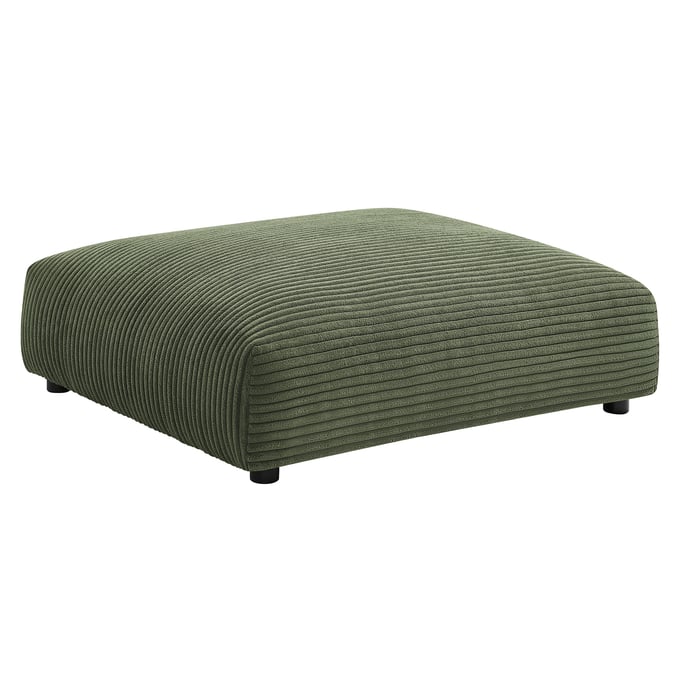 Modway Furniture Solace Fern Corduroy Modular Ottoman EEI-6888-FRN