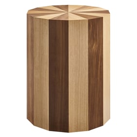 Modway Furniture Twirl Oak Walnut Side Table