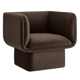 Modway Furniture Tate Chocolate Brown Accent Chair