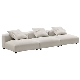 Modway Furniture Solace Salt Fabric 3pc Modular Sofa