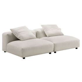 Modway Furniture Solace Salt Fabric 2pc Modular Sofa