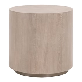 Essentials For Living Roto Natural Gray Large End Table