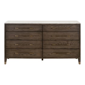 Essentials For Living Cambria Dutch Brown Oak Double Dresser