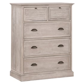 Essentials For Living Eden Natural Gray 5 Drawers Chest