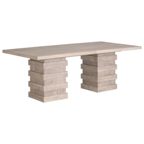 Essentials For Living Plaza Natural Gray Extension Dining Table