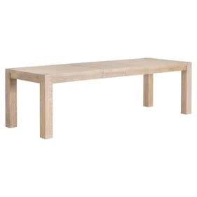 Essentials For Living Adler Light Honey Oak Extension Dining Table