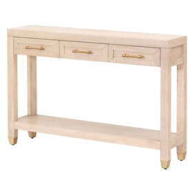 Essentials For Living Stella Light Honey Oak Narrow Console Table