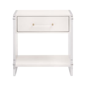 Essentials For Living Sonia Pearl Shagreen Nightstand