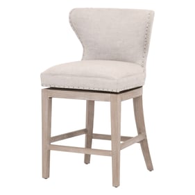 Essentials For Living Milton Natural Gray Bisque Swivel Counter Stool