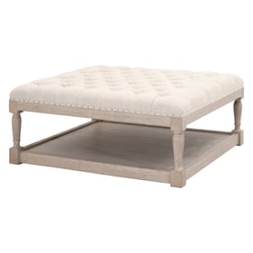 Essentials For Living Townsend Bisque French Natural Gray Coffee Table