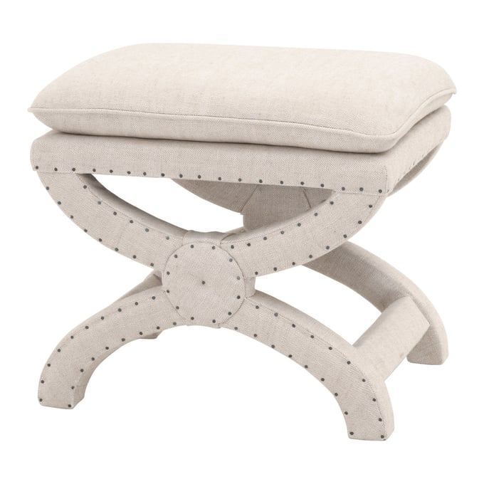 Essentials For Living Gaston Bisque Ottoman EFL-6437UP-BIS-BT