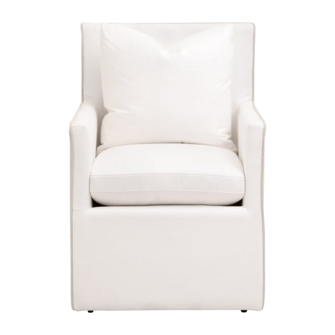 Essentials For Living Harmony Pearl Arm Chair with Casters EFL-6492UP-LPPRL-BIS