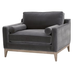 Essentials For Living Parker Dark Dove Natural Gray Sofa Chair