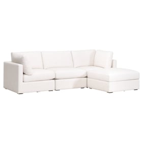 Essentials For Living Daley Espresso Modular Sectional With Ottoman