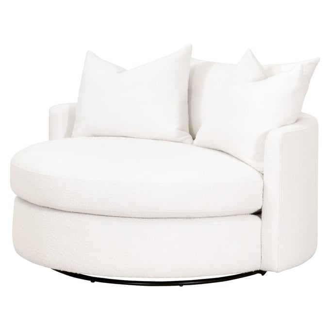 Essentials For Living Lourne Grand Swivel Chair EFL-6644-BOU-SNO