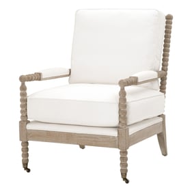 Essentials For Living Rouleau Peyton Pearl Natural Gray Club Chair