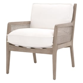 Essentials For Living Leone Natural Gray Oak Pearl Club Chair