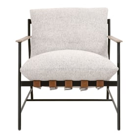 Essentials For Living Brando Chestnut Natural Gray Oak Club Chair