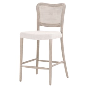 Essentials For Living Cela Bisque Natural Gray Counter Height Stool