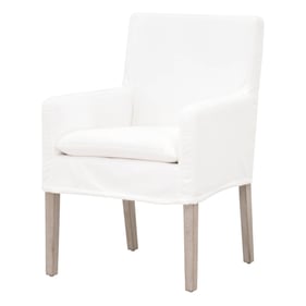 Essentials For Living Drake Natural Gray Pearl Arm Chair