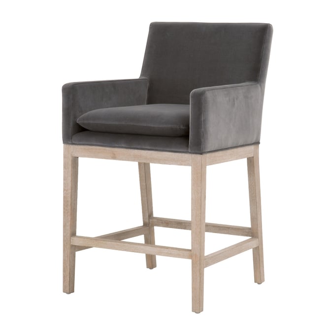 Essentials For Living Drake Dark Dove Natural Gray Counter Height Stool EFL-6664CS-DDOV-NG