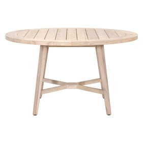 Essentials For Living Carmel Gray Outdoor Round Dining Table