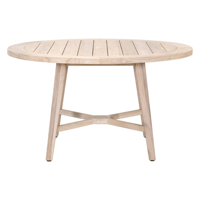 Essentials For Living Carmel Gray Outdoor Round Dining Table EFL-6825-RD-GT