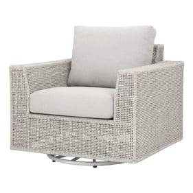 Essentials For Living Tropez Taupe White Pumice Outdoor Rocker Sofa Chair