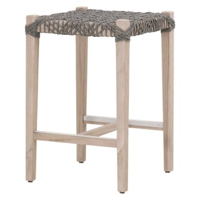 Essentials For Living Costa Gray Outdoor Backless Counter Stool