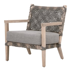 Essentials For Living Costa Gray Teak Outdoor Club Chair