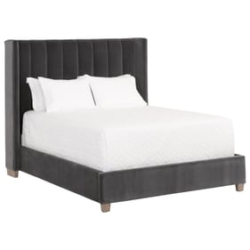 Essentials For Living Chandler Dark Dove Natural Gray Platform Queen Bed