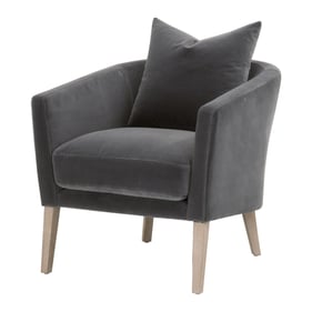 Essentials For Living Gordon Dark Dove Natural Gray Club Chair